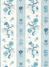 Zoffany Tapete Papaver Stripe - Mazarine Blue