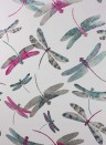 Tapete Dragonfly Dance von Osborne & Little - Fuchsia/ Duck