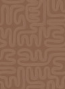 Arte Wallpaper Sarana - Mahogany