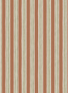 Josephine Munsey Carta da parati Kemble Stripe - Trixie/ Sunday Clay/ Quartz