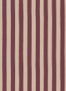 Josephine Munsey Carta da parati Medium Hand Painted Stripe - Red Current/ Shiitake