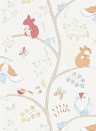 Sanderson Papier peint Going Batty - Rot/ Blau