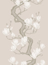 Cole & Son Tapete Magnolia Tree - Soft Cream and Powder