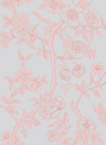 Cole & Son Tapete Paradise Tree - Pastel Blue and Soft Pink