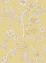 Cole & Son Tapete Paradise Tree - Buttercup Yellow and Cream