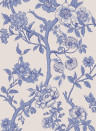 Cole & Son Tapete Paradise Tree - Cornflower Blue and Soft White