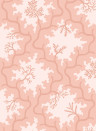 Cole & Son Tapete Moss Trellis - Soft Coral and Shell Pink