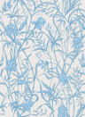 Cole & Son Tapete Iris - Soft Cerulean on Porcelain