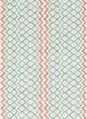 Sanderson Tapete Khes - Udaipur Blue/ Aleppo Pepper
