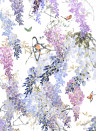 Sanderson Wallpaper Wisteria Falls - Lilac