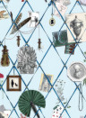 Edmond Petit Wallpaper Mur des Souvenirs - Bleu