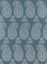 Anna French Tapete Campania Paisley - Blue