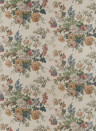 Anna French Wallpaper Garden Club - Apricot and Slate