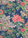 Thibaut Tapete Peony Garden - Navy