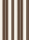 Thibaut Tapete Norfolk Stripe - Chocolate Brown
