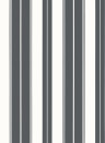 Thibaut Tapete Norfolk Stripe - Charcoal Black