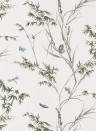 Thibaut Papier peint Virginia - Beige and Sage