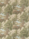 Thibaut Papier peint Woodland Clearing - Green