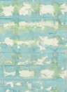 Thibaut Wallpaper Illusion - Teal and Green