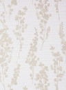 Thibaut Carta da parati Spring Blooms - Metallic Pewter on Lavender