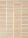 Thibaut Wallpaper Wood Panel - Natural and Metallic Silver