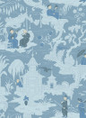 Cole & Son Wallpaper Chinese Toile Blue