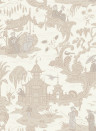 Cole & Son Wallpaper Chinese Toile Neutral