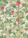 Cole & Son Wallpaper Strawberry Tree Scarlet & Ivory