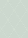 Tapete Georgian Rope Trellis von Cole & Son - Duck Egg