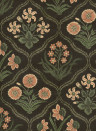 Sandberg Wallpaper Rosa - Charcoal