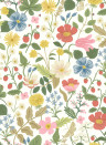 Rifle Paper Co. Carta da parati Strawberry Fields - RP7354
