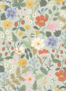 Rifle Paper Co. Carta da parati Strawberry Fields - RP7356