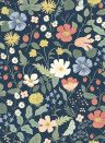 Rifle Paper Co. Carta da parati Strawberry Fields - RP7358
