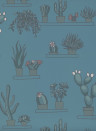 Little Greene Tapete Mr Straw's Greenhouse - Air Force Blue