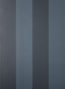 Tapete Broad Stripe von Farrow & Ball - Dark Blue/ Off-Black