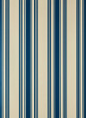 Tapete Tented Stripe von Farrow & Ball - String/ Strong Blue