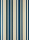 Tapete Tented Stripe von Farrow & Ball - String/ Strong Blue