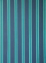 Farrow & Ball Wallpaper Block Print Stripe Stiffkey Blue/ Vardo/ Arsenic