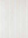 Farrow & Ball Wallpaper Block Print Stripe Pointing/ All White/ Joa's White