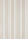 Farrow & Ball Wallpaper Block Print Stripe Skimming Stone/ Great White/ Pointing