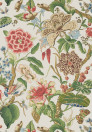 Thibaut Wallpaper Hill Garden - Flax