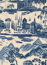 Sandberg Carta da parati Lake Como - Blue