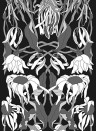 NLXL Wallpaper JOB-06 Withered Flowers Black JOB-06