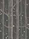 Tapete Woods & Stars von Cole & Son - Charcoal