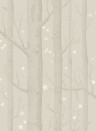 Cole & Son Papier peint Woods & Stars - Grey
