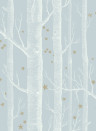 Cole & Son Papier peint Woods & Stars - Powder Blue