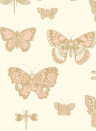 Cole & Son Wallpaper Butterflies & Dragonflies Pink/ Ivory
