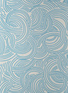 Farrow & Ball Wallpaper Tourbillon Purbeck Stone/ Stone Blue