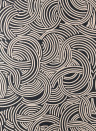 Farrow & Ball Wallpaper Tourbillon Off-Black/ Setting Plaster
