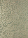 Farrow & Ball Wallpaper Tourbillon Green/ Gilver
